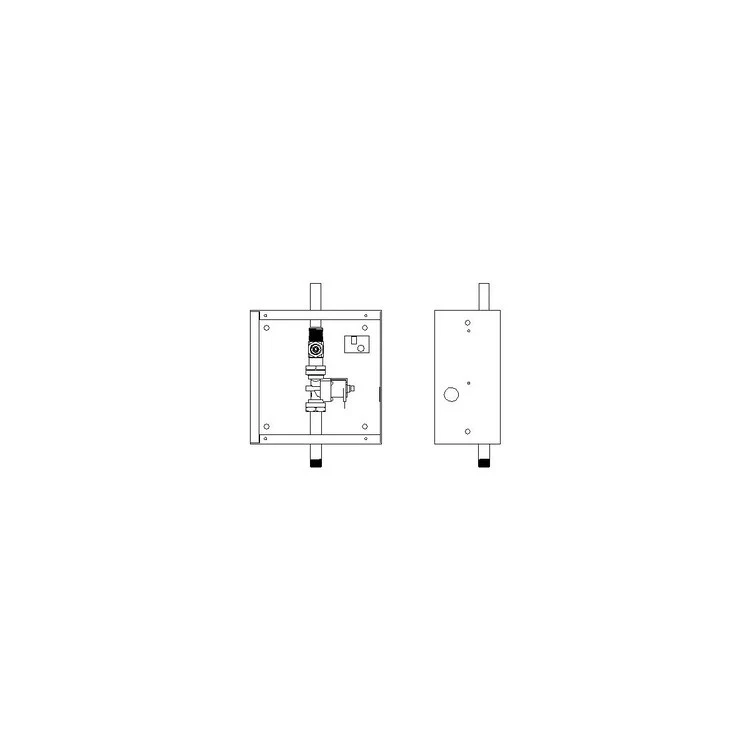 TECK Hardwired Concealed Flush Valve Rough-In - Frankwebs