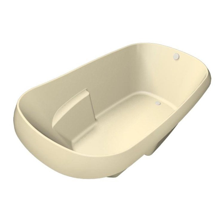 Combination Tub Designer Collection Kimberly 72 x 40 x 24 Inch Drop-In End Drain Biscuit Oval - Frankwebs