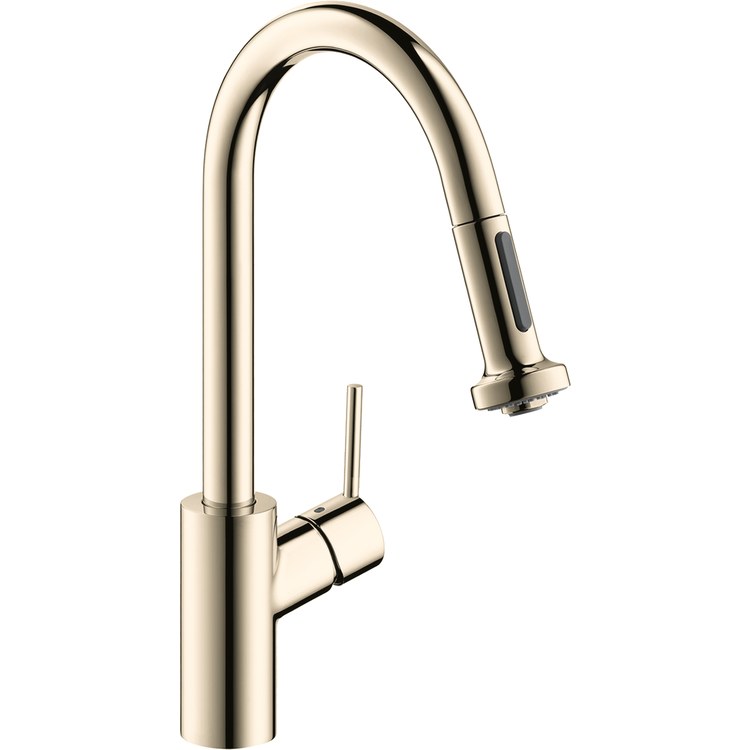 Kitchen Faucet Talis S2 MagFit 1 Lever ADA Brushed Gold Optic Pull Down 2 Function 150 Degree Swivel 1.75 Gallons per Minute - Frankwebs