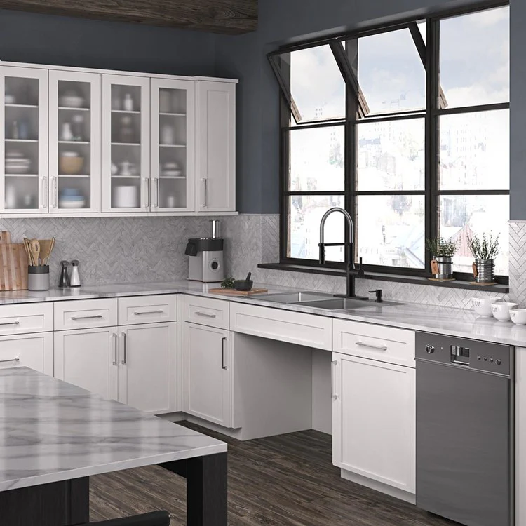 Kitchen Sink Crosstown 33 x 22 Inch Double Bowl Equal Kit 4 Hole ADA Polished Satin Drop-In Undermount Rectangle Drain Location Rear Center Depth 6 Inch Sound Guard Slim Rim - Frankwebs