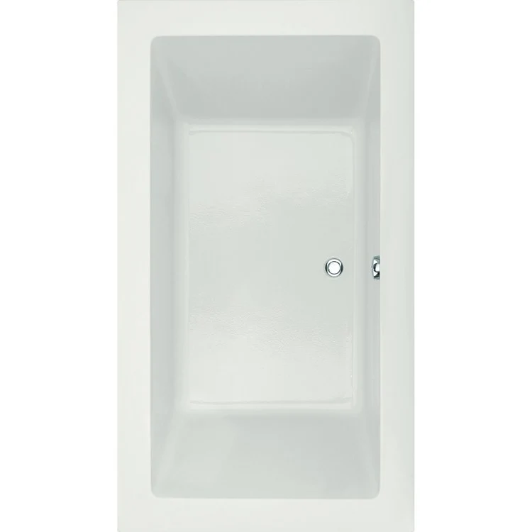 Soaking Tub Designer Collection Danika 73 x 41 Inch Drop-In Tub Only Side Center Biscuit Acrylic - Frankwebs