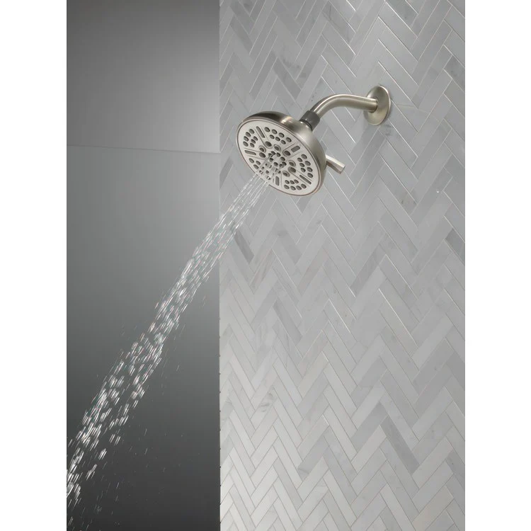 Showerhead Universal Showering Components 8 Function Satin Nickel 1.75 Gallons Per Minute - Frankwebs