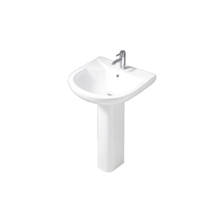 Pedestal Top Anabel 635 25 Inch White Vitreous China - Frankwebs