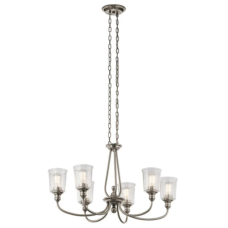 Waverly Six-Light Oval Chandelier - Frankwebs