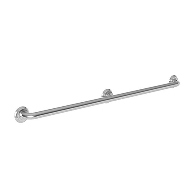 Grab Bar Aylesbury 42 Inch 3 Post Round Plate Venetian Bronze ADA Wall Mount Brass - Frankwebs