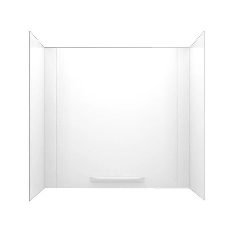 Tub Wall Veritek Kit 3 Panels White 30 x 60 x 58 Inch - Frankwebs