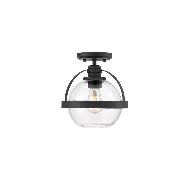 Pendleton Single-Light Semi-Flush Mount Ceiling Fixture - Frankwebs