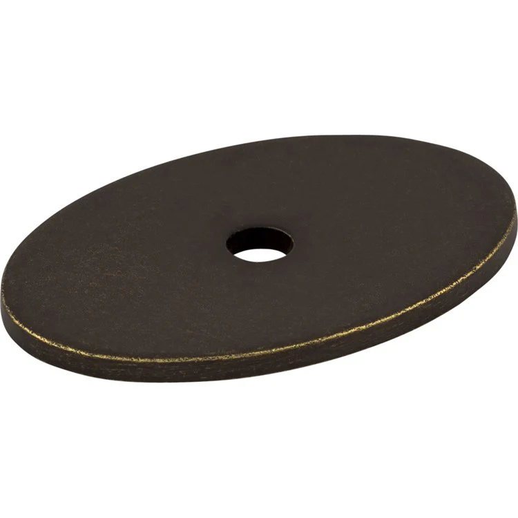 Backplate Sanctuary Oval 1-1/2 Inch German Bronze Steel TK60GBZ - Frankwebs
