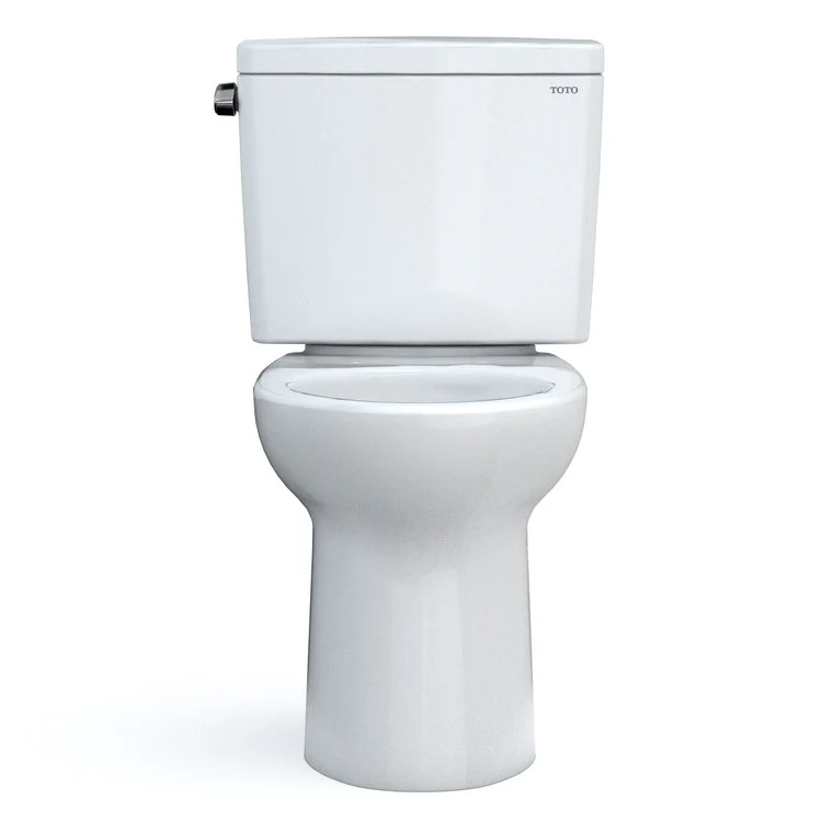 Toilet Drake 2 Pieces Universal Height Cotton Elongated ADA 30-1/8 Inch 1.6 Gallons per Flush Left Hand Chrome Less Seat - Frankwebs