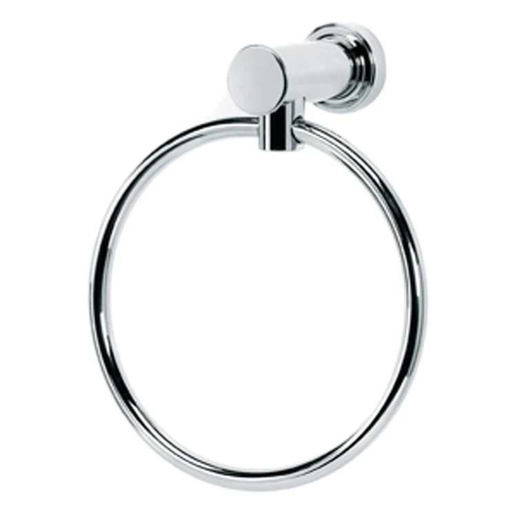 Towel Ring Infinity Bath 6 Inch Polished Nickel Brass 2-13/16 Inch - Frankwebs
