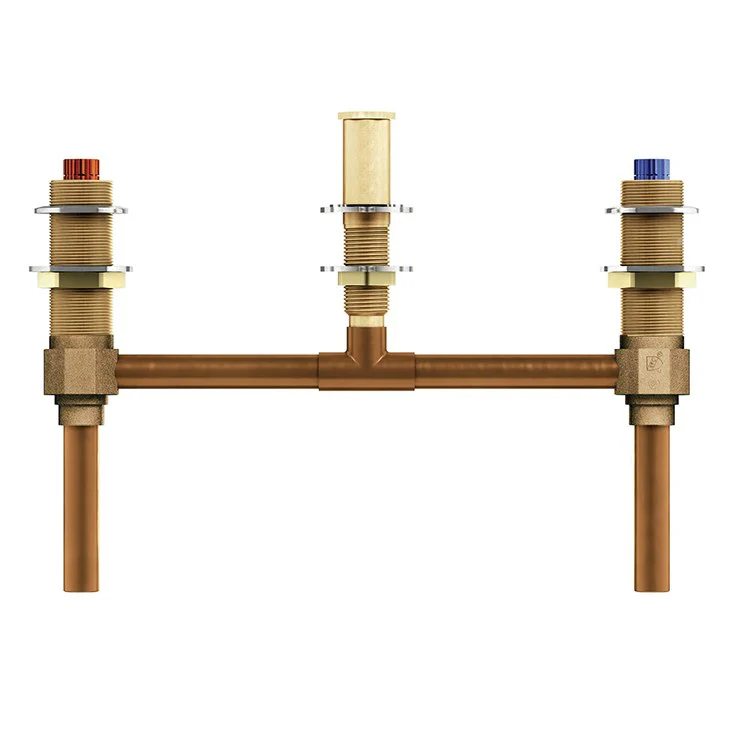 M-Pact Two Handle Roman Tub Filler Rough Valve with 10