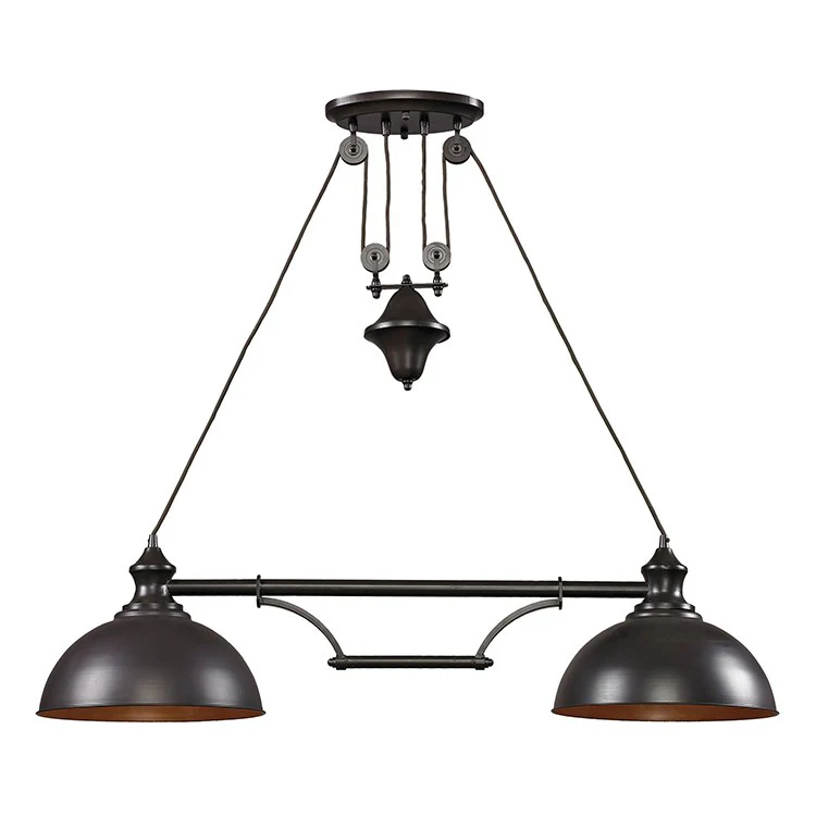 Farmhouse Two-Light Island Chandelier - Frankwebs