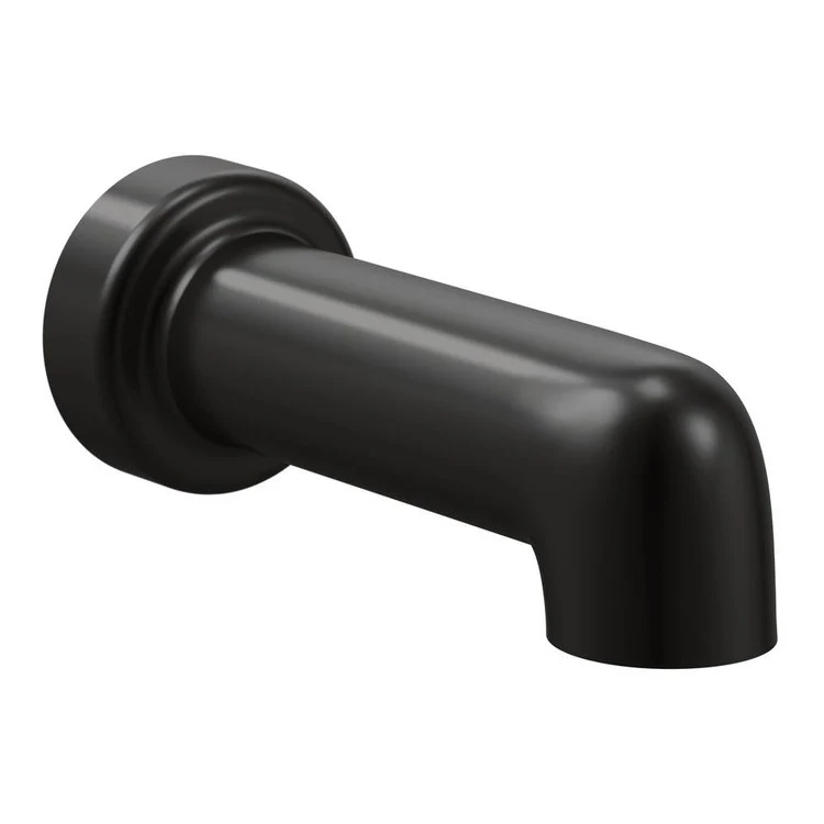 Tub Spout Level with Diverter Matte Black 6-1/2 Inch Metal - Frankwebs