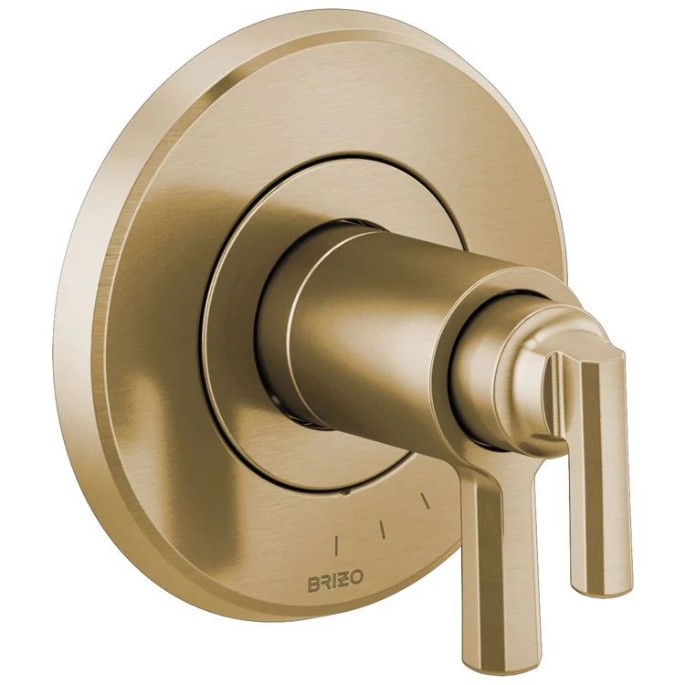 Thermostatic Trim Levoir TempAssure Less Handle Brilliance Luxe Gold ADA 1.75 Gallons per Minute Brass 6-1/2 Inch - Frankwebs