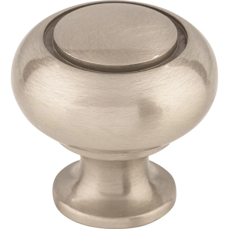 Knob Asbury Ring Round Polished Nickel Brass 1-1/4 Inch 1-1/8 Inch - Frankwebs