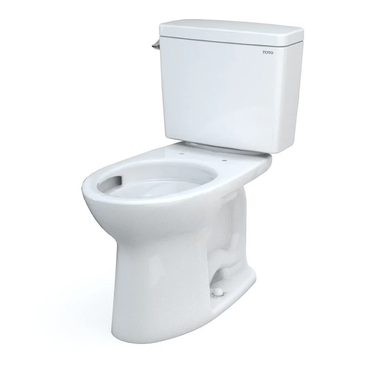 Toilet Drake 2 Pieces Universal Height Cotton Elongated ADA 30-1/8 Inch 1.6 Gallons per Flush Left Hand Chrome Less Seat - Frankwebs