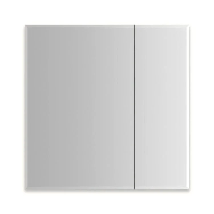 Medicine Cabinet M Series Reserve 30 x 30 x 6 Inch 2 Doors Mirrored Beveled Edge/Non-Electric - Frankwebs