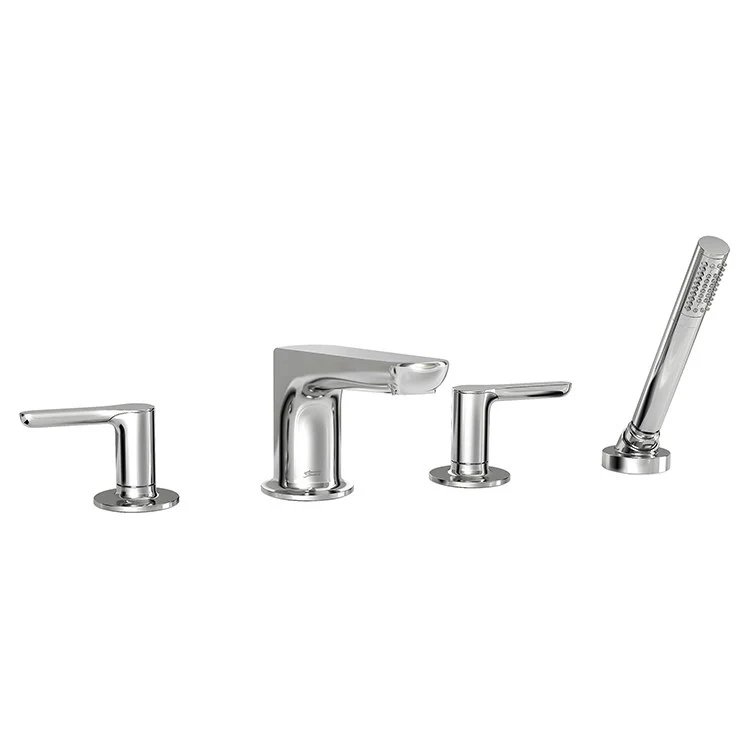 Studio S Two Handle Roman Tub Faucet with Handshower for Flash Valve - Frankwebs