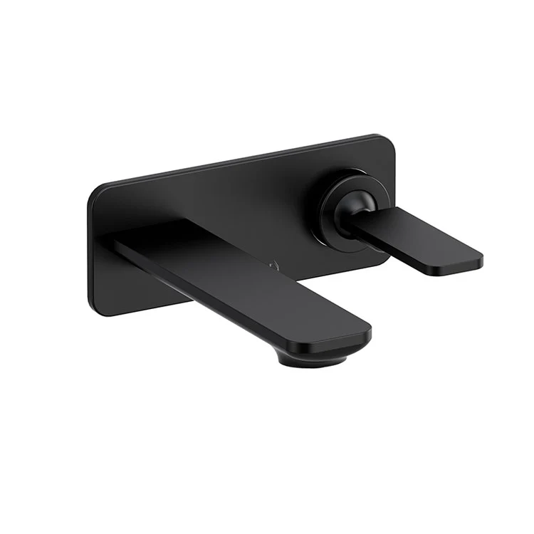 Lavatory Faucet Equinox Wall Mount 1 Lever ADA Black 1.5 Gallons per Minute - Frankwebs