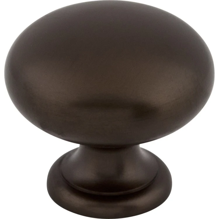Knob Normandy Mushroom Round Tuscan Bronze Brass 1-1/4 Inch 1-1/8 Inch - Frankwebs
