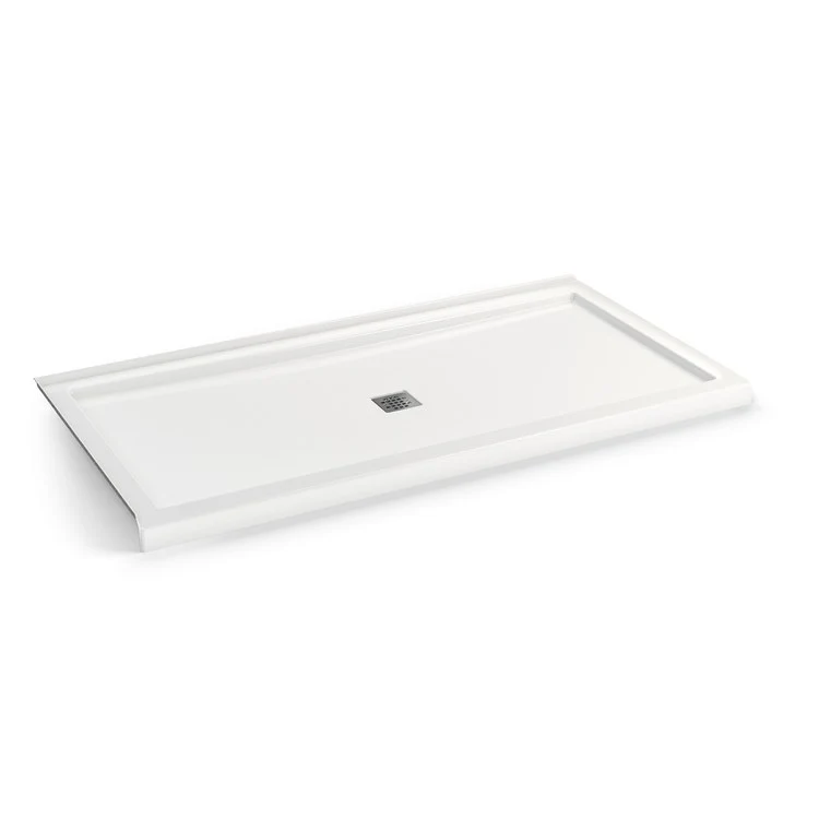 Shower Base B3 Corner Left Square Drain White 72 x 36 Inch Acrylic - Frankwebs