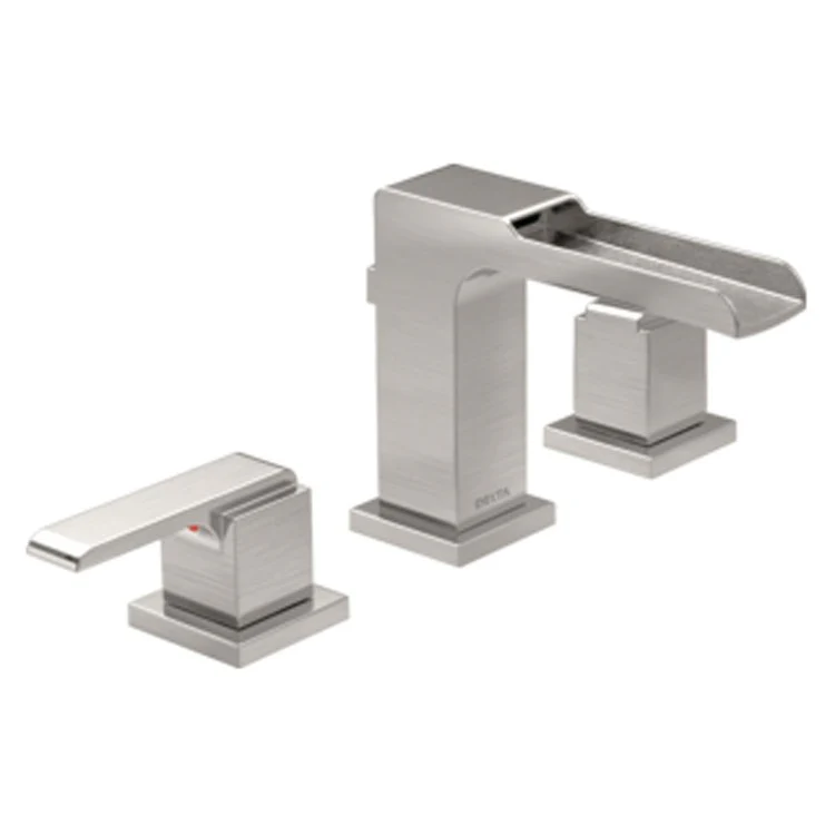 Ara Two Handle Widespread Bathroom Faucet with Channel Spout - Frankwebs