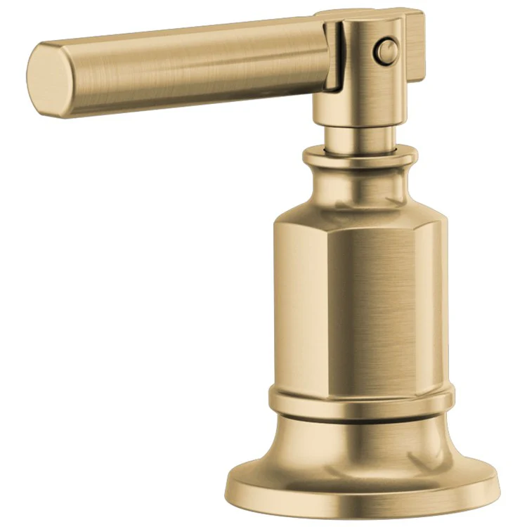 Handle Kit Invari Zinc 2 Lever Brilliance Luxe Gold for Roman Tub Filler 2-5/8 Inch - Frankwebs