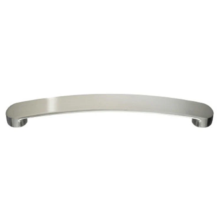 Pull Arch Handle Brushed Nickel Zinc 6-3/8 Inch Center to Center 7-1/8 x 1/4 x 1 Inch - Frankwebs