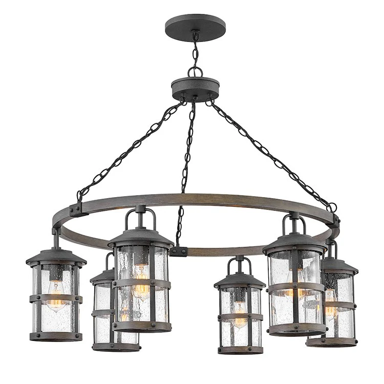 Lakehouse Six-Light Outdoor Chandelier - Frankwebs