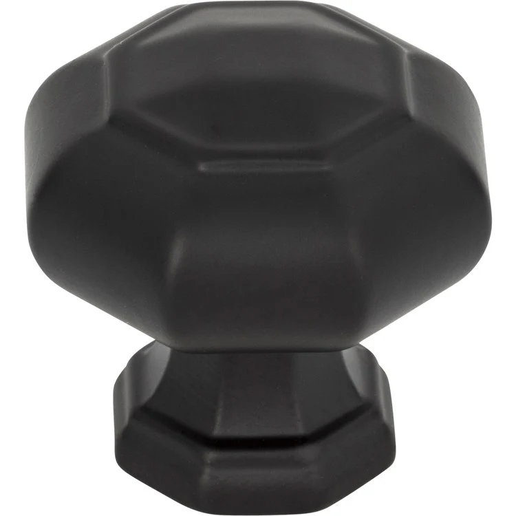 Knob Atlas Elizabeth Matte Black Zinc Alloy 1-1/4 Inch - Frankwebs