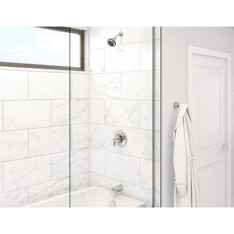 Tub and Shower Trim Allura Round 1 Lever Polished Chrome ADA 1.5 Gallons per Minute - Frankwebs