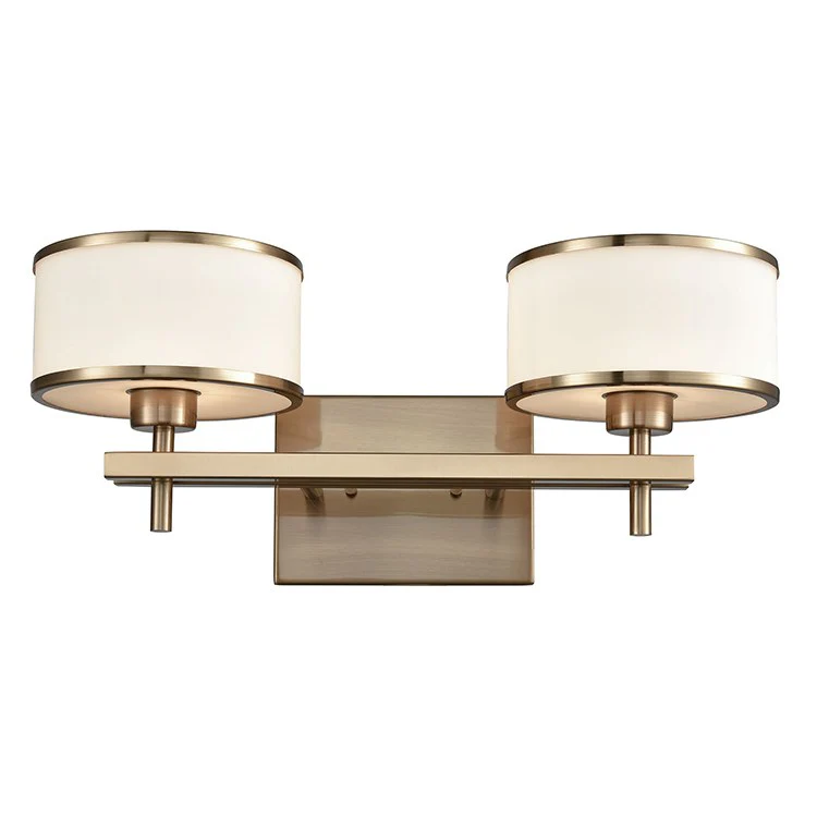 Utica Two-Light Bathroom Vanity Fixture - Frankwebs