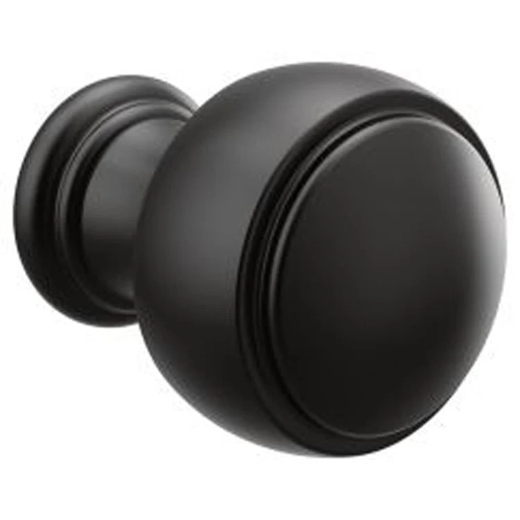 Knob Weymouth for Cabinet/Drawer Matte Black Zinc 1-1/16 x 1-5/16 x 1-1/16 Inch - Frankwebs