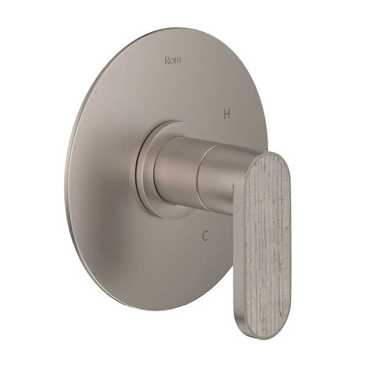 Pressure Balance Valve Trim Miscelo Less Diverter 1 Metal Lever with Whitewash Barnwood Inserts Satin Nickel 6.0 Gallons per Minute - Frankwebs