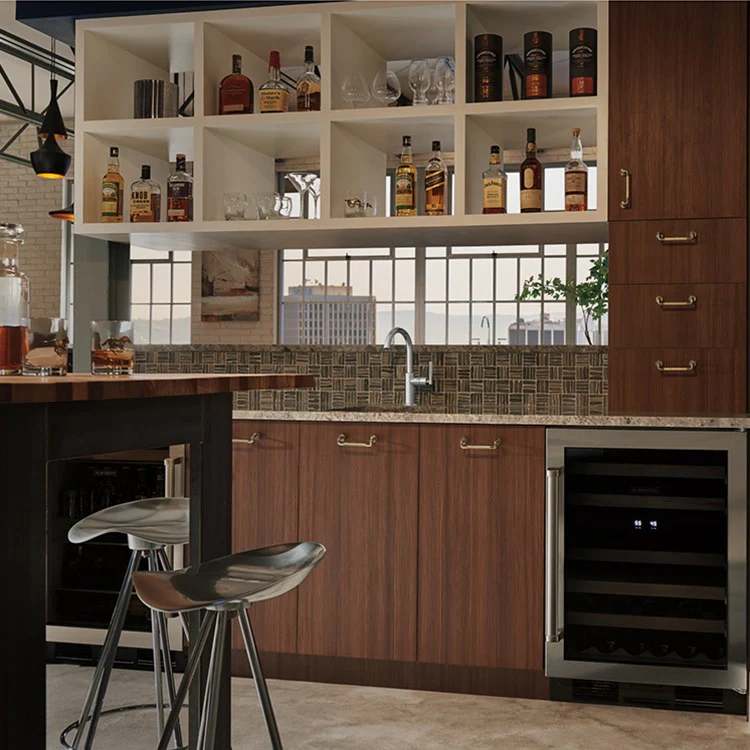 Litze Single Handle Bar Faucet with High-Arc Spout/Knurled Handle - Frankwebs