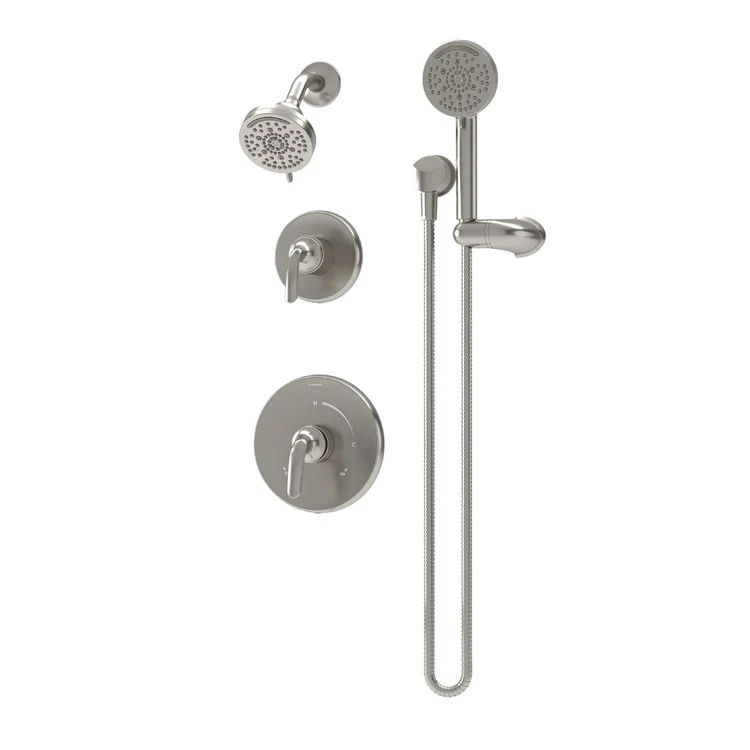 Shower Trim Elm 2 Lever Polished Chrome CALGreen ADA 1.5 Gallons per Minute Round 7 Function for 261 Series Temptrol Valve - Frankwebs