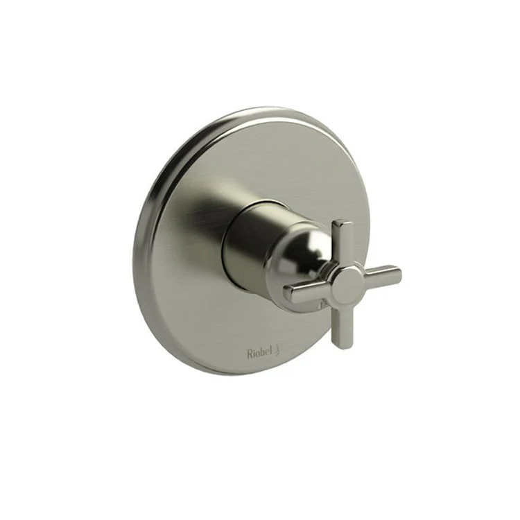 Pressure Balance Valve Trim Momenti Round Type P 1 Cross Brushed Nickel 5.8 Gallons per Minute - Frankwebs