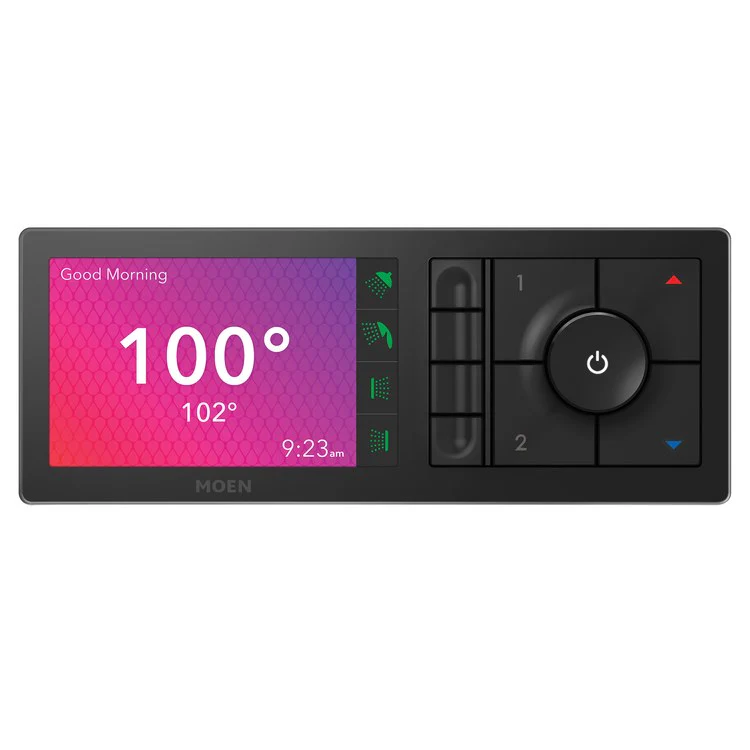 Digital Controller U by Moen Smart Shower 4 Outlet Matte Black - Frankwebs