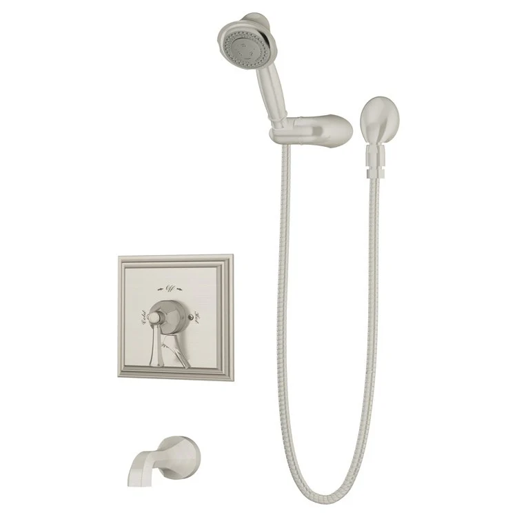 Tub Trim Canterbury Square 2 Lever Polished Chrome ADA 1.5GPM - Frankwebs