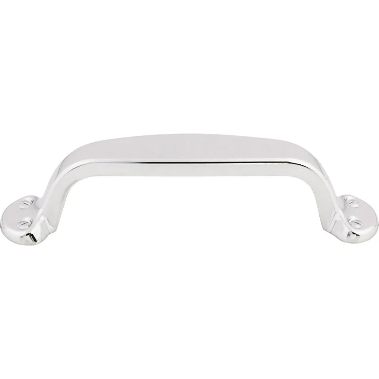 Pull Nouveau Trunk D Handle for Decorative Hardware Polished Chrome Zinc Alloy 3-3/4 Inch - Frankwebs