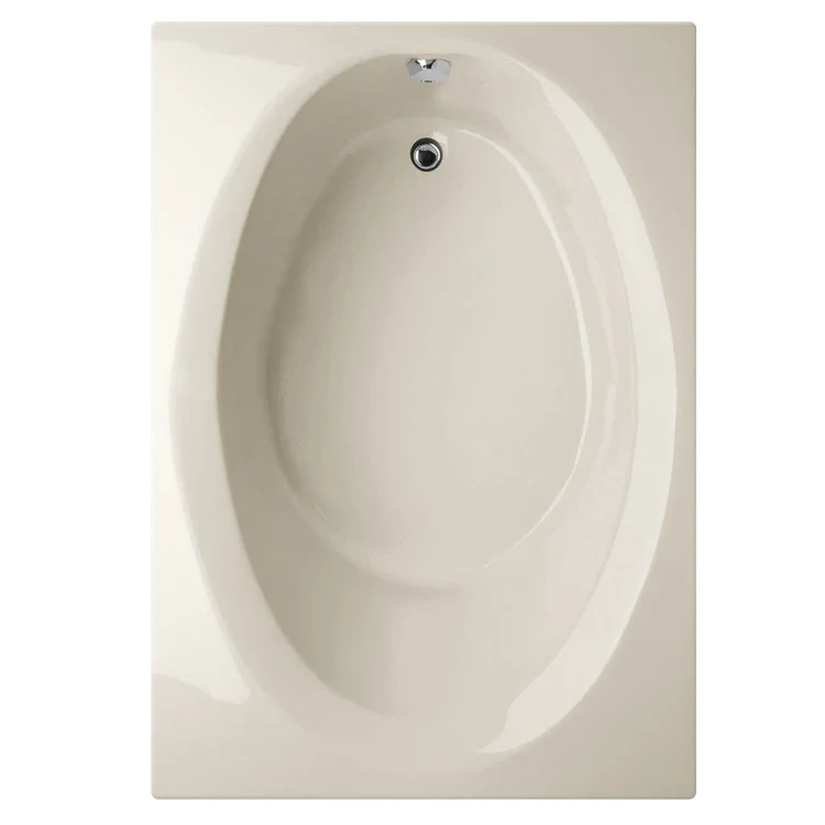 Air Tub Designer Collection Ovation Drop-In Bone Oval 6 Jet Acrylic 66 x 42 x 20-1/4 Inch - Frankwebs