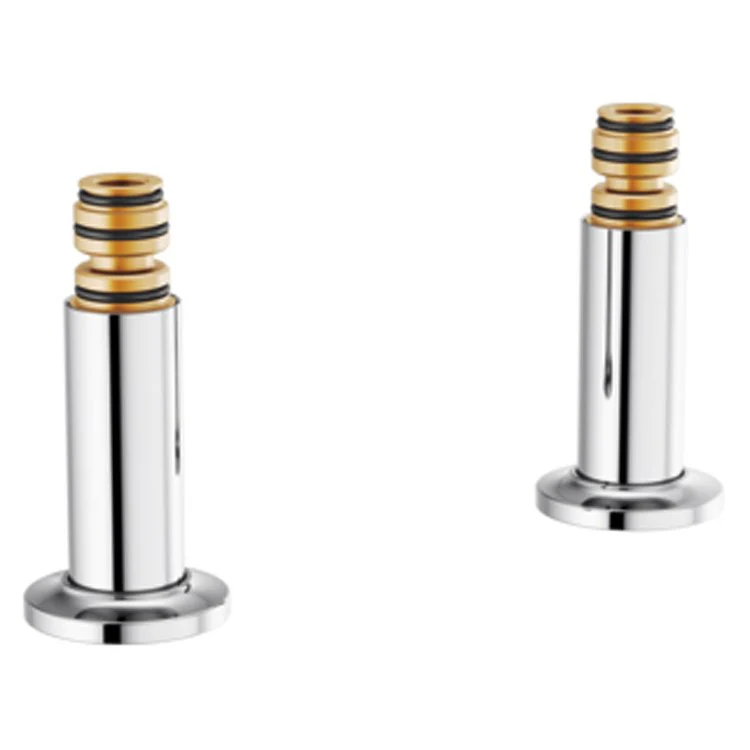 Tub Filler Union Kintsu Deck Mount Riser Brilliance Luxe Steel Brass for T70310-XXLHP Body Assembly and T7030X-XX Trim Kit 2-1/5 Inch - Frankwebs