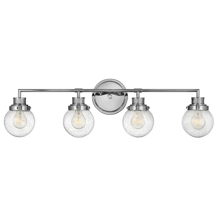 Poppy Four-Light Bathroom Vanity Fixture - Frankwebs
