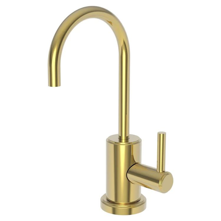 Cold Water Dispenser Seager 1 Lever ADA Gooseneck Polished Gold PVD - Frankwebs