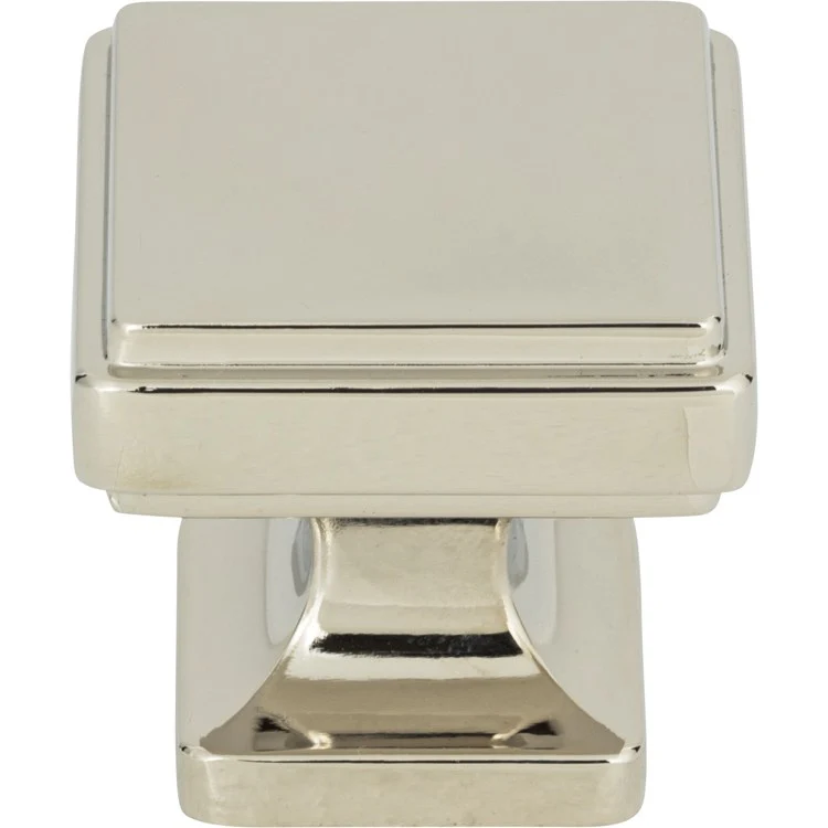 Knob Atlas Kate Brushed Nickel Zinc Alloy 1-1/4 Inch - Frankwebs