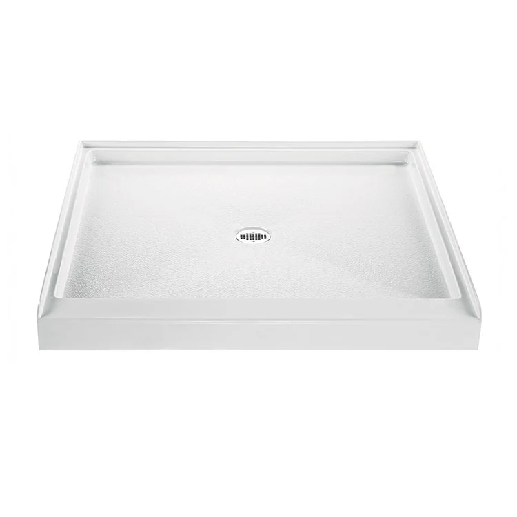 Shower Base Single Threshold White 48 x 48 Inch Acrylic - Frankwebs