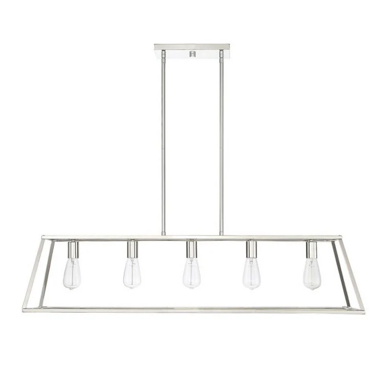 Denton Five-Light Linear Chandelier - Frankwebs
