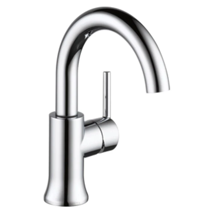 Trinsic Single Handle High Arc Bathroom Faucet with Drain - Frankwebs