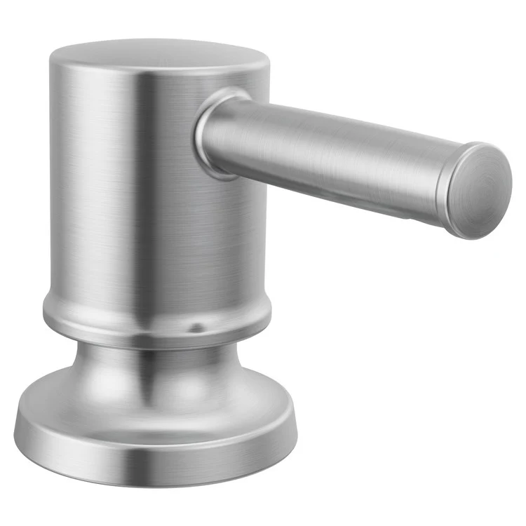 Soap Dispenser Renaldi Lumicoat Polished Nickel Deck Mount Metal Pump 13 Ounce - Frankwebs