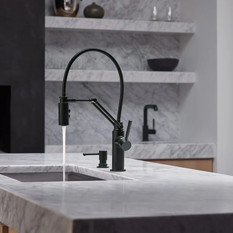 Solna Single Handle Articulating Kitchen Faucet - Frankwebs